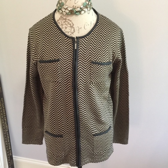 NWT Jenny Black/Tan Jacket - Picture 2 of 6